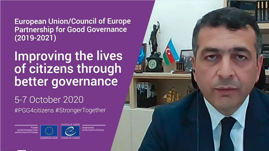 Ramin Gurbanov, President of the European Commission for the Efficiency of Justice (CEPEJ), Council of Europe on EU/CoE Partnership for Good Governance II